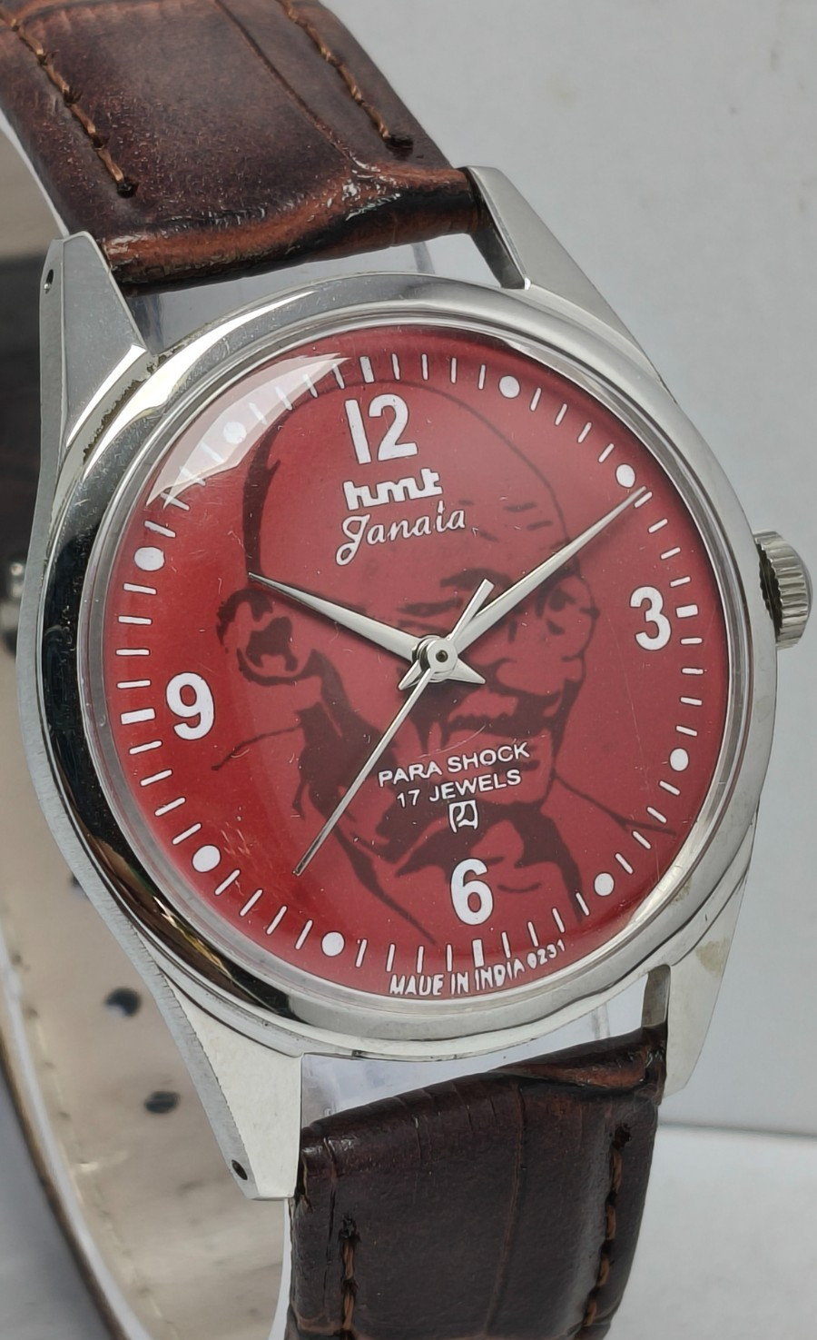 HMT Janata 17 Jewels Winding Wrist Watch For Men’s In Working Condition