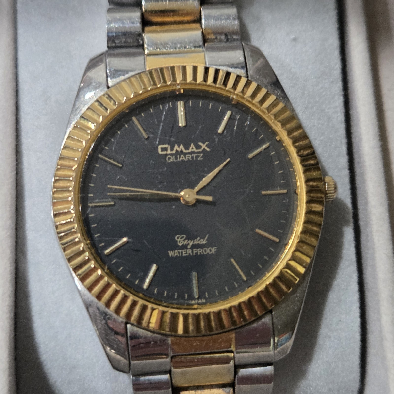 Men Flutes Bezel Watches lot. 8 Great Working Watches Various Brands Pre-owned