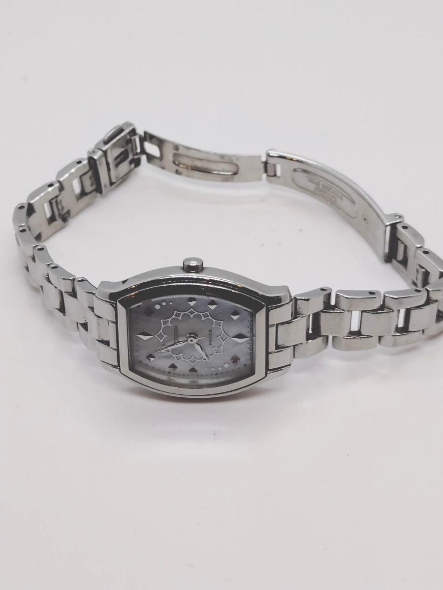 CITIZEN Citizen Wicca E031 S055351 Solar Ladies Watch with Stones Used Working I