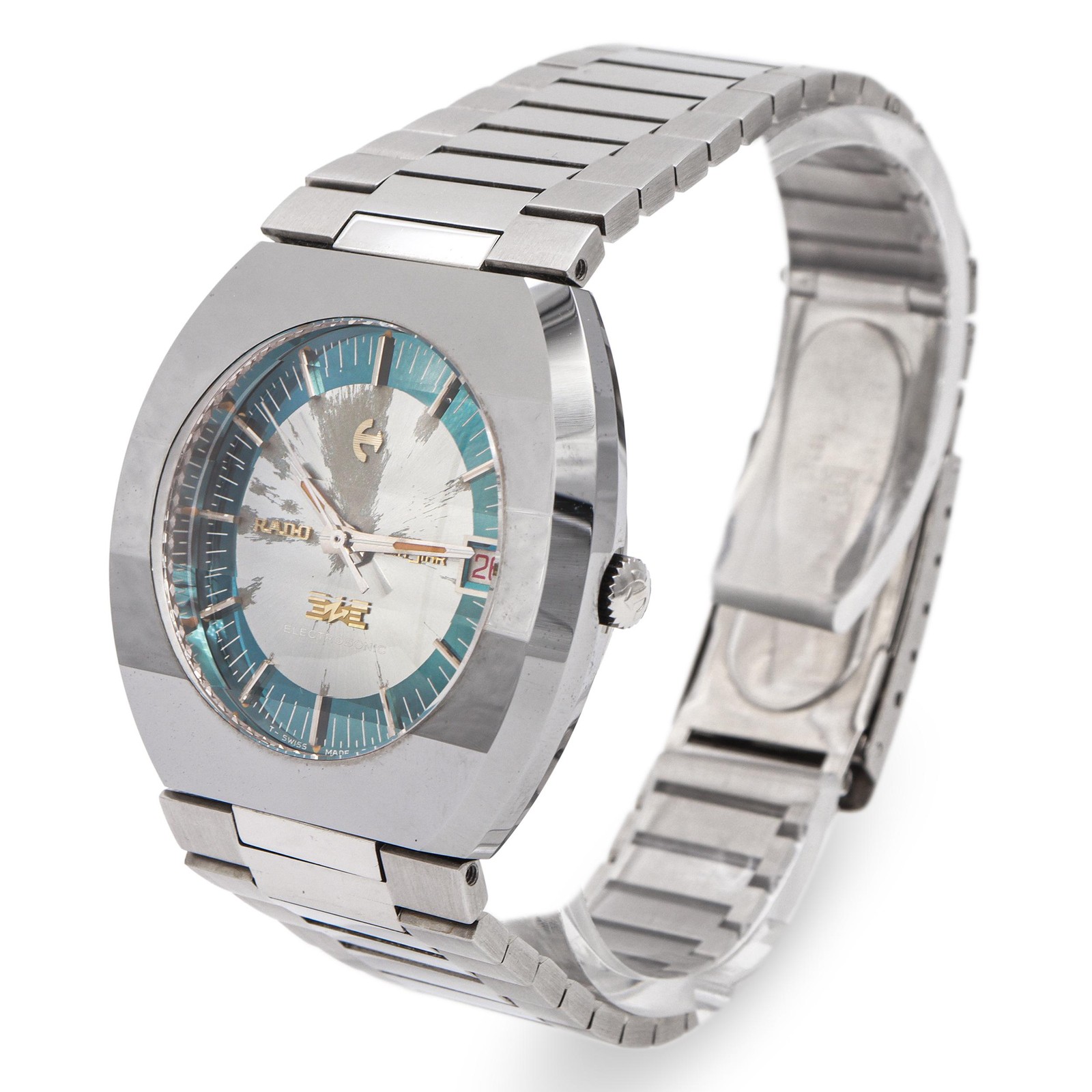 Rado DiaStar Stainless Steel Date Electrosonic Men’s Watch