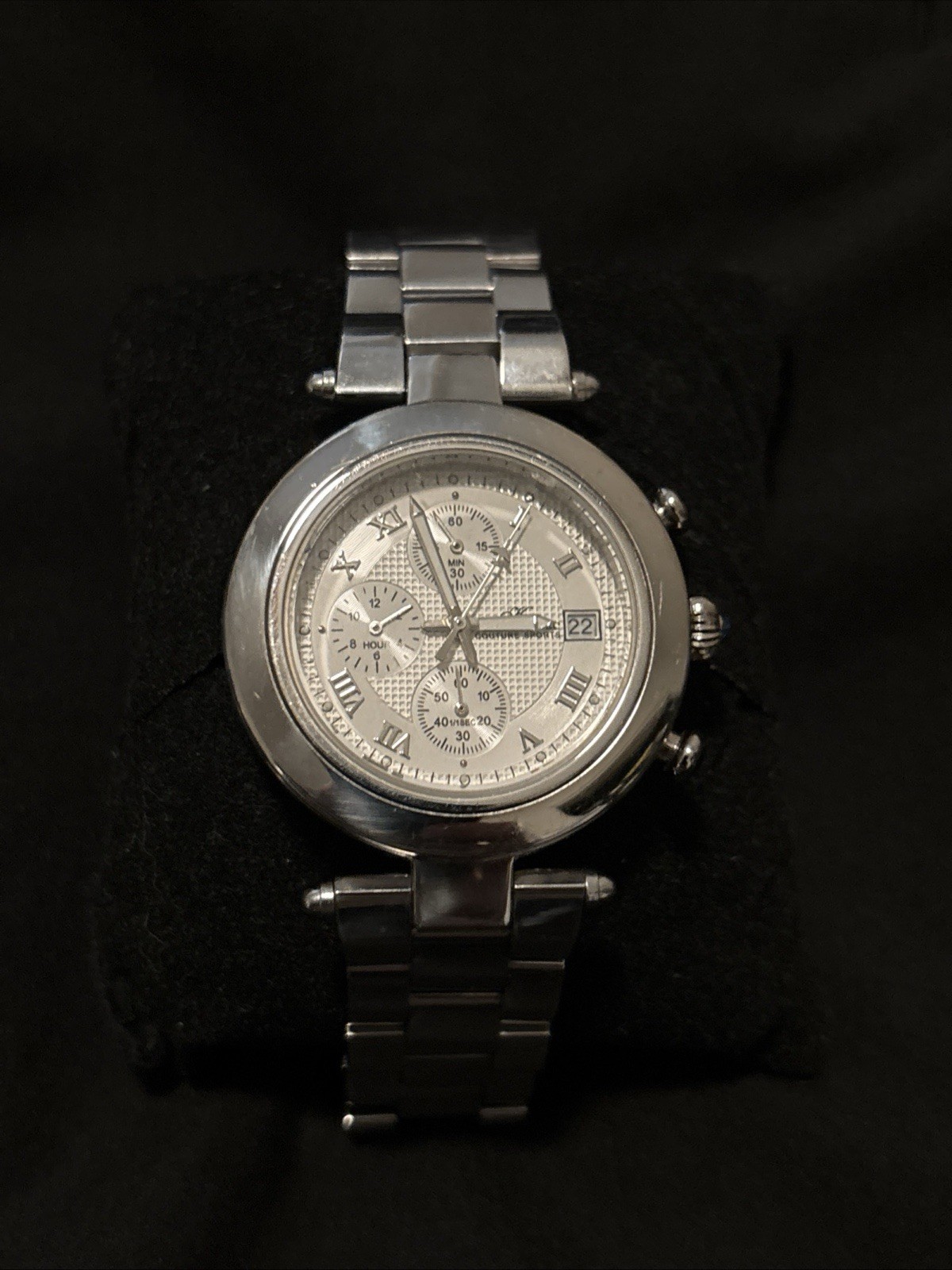 Men’s Vintage Klaus Kobec Chronograph Couture SPORT. It Works!!!! New Battery!!