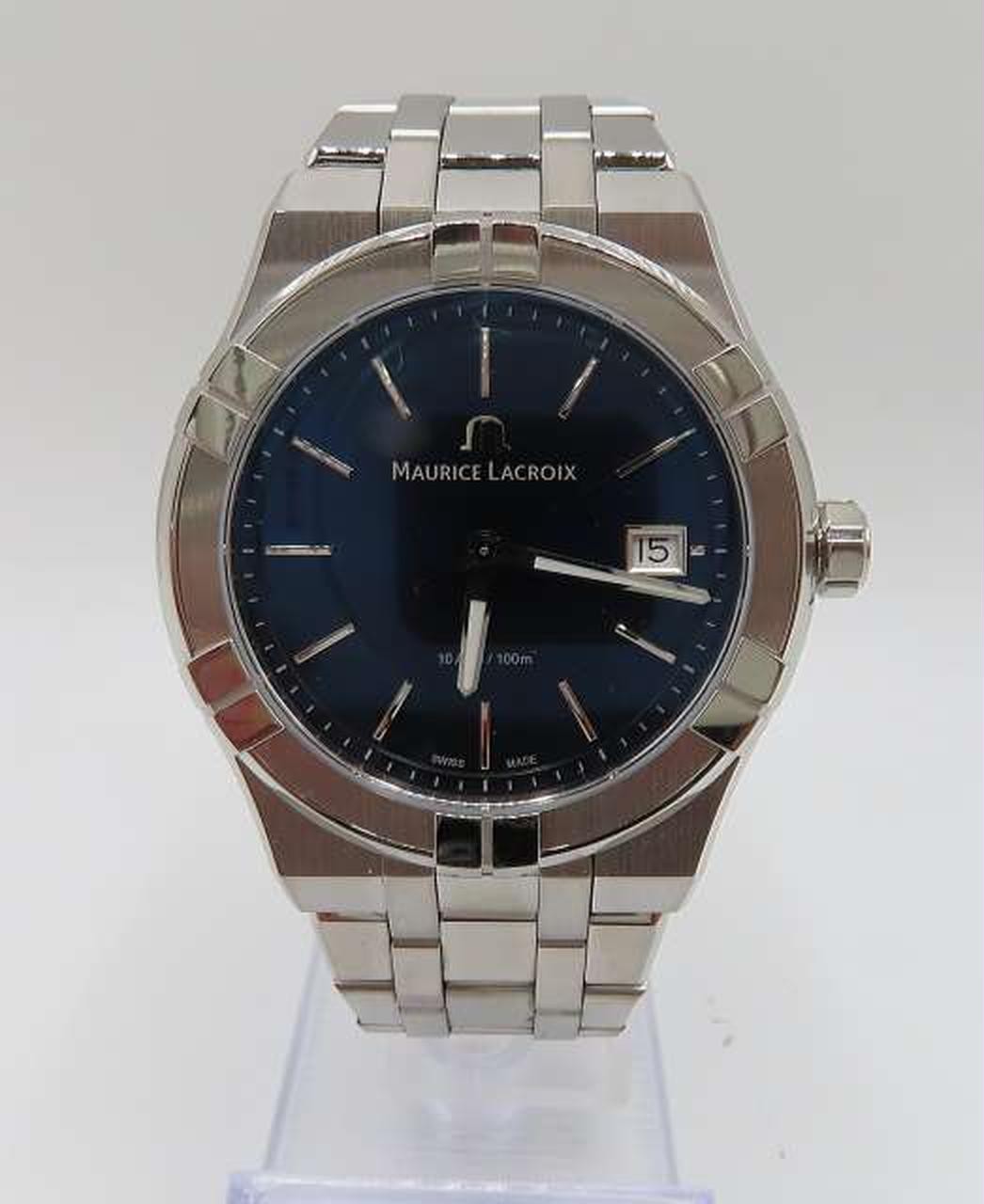 [B1N] Maurice Lacroix Aikon Quartz 40mm AI1108-SS002-430-1 Men Watch [z2w]
