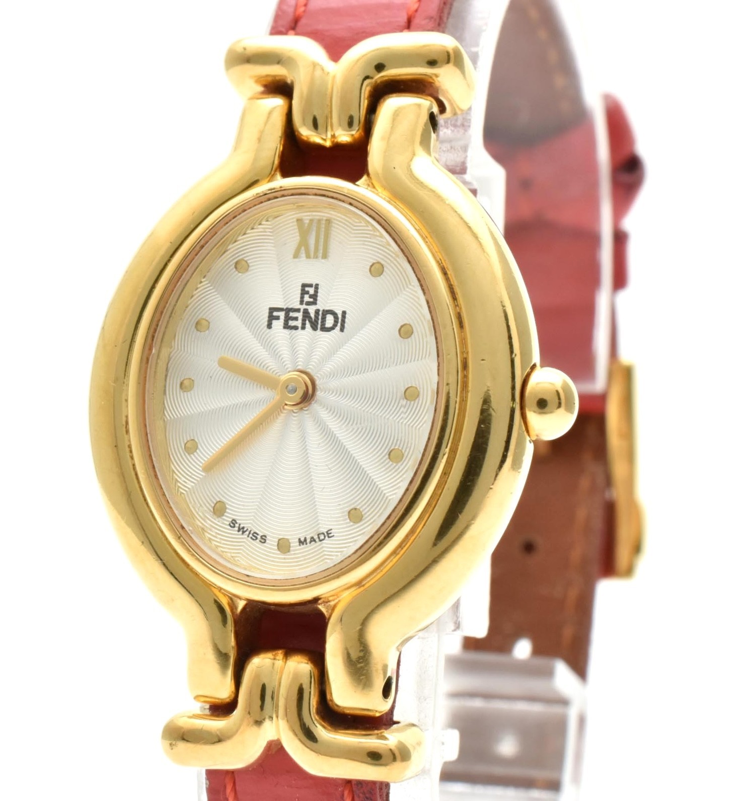 Vintage [Box] FENDI 640L Watch Change belt 5 colors Quartz Women’s Watch JAPAN