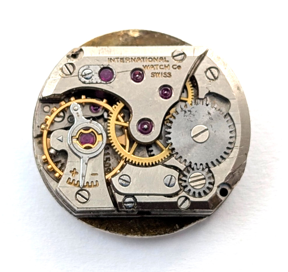IWC INTERNATIONAL Watch Co Vintage Swiss Cocktail Movement 17mm for PARTS REPAIR