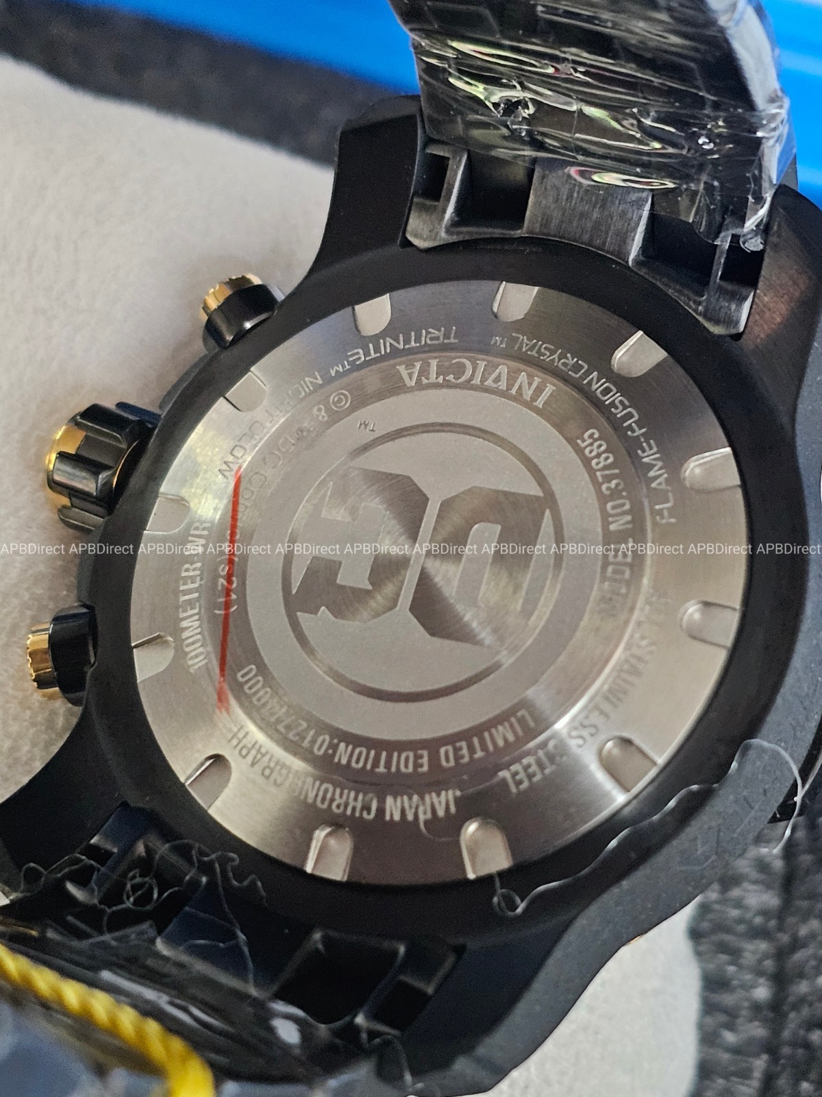 Invicta – DC Comics #127 BLACK ADAM – SAND BLASTED – Limited Ed – mens watch