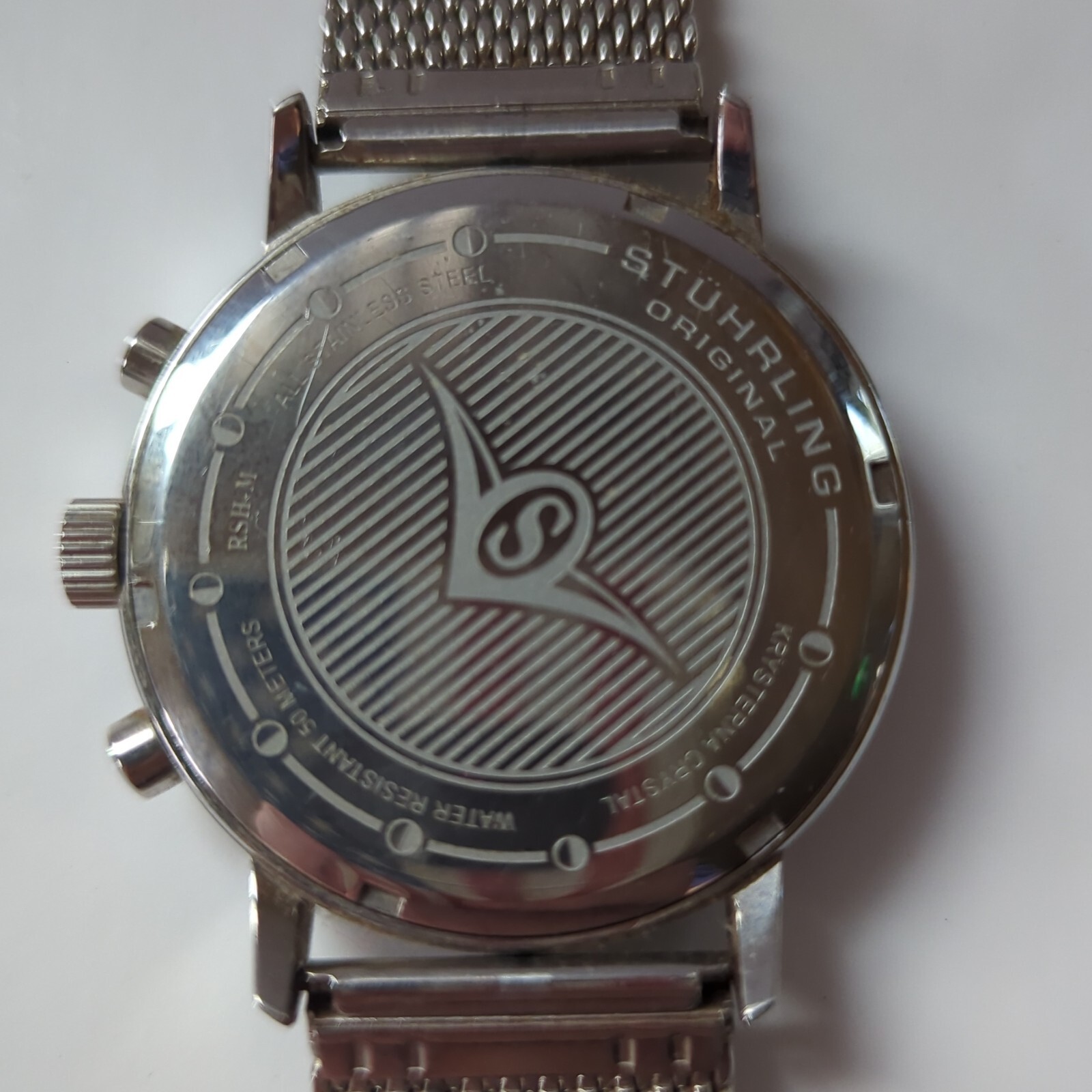 STUHRLING Obscure Pro 514M.01 Quartz 42mm Diver Sport Dress Formal Luxury Watch