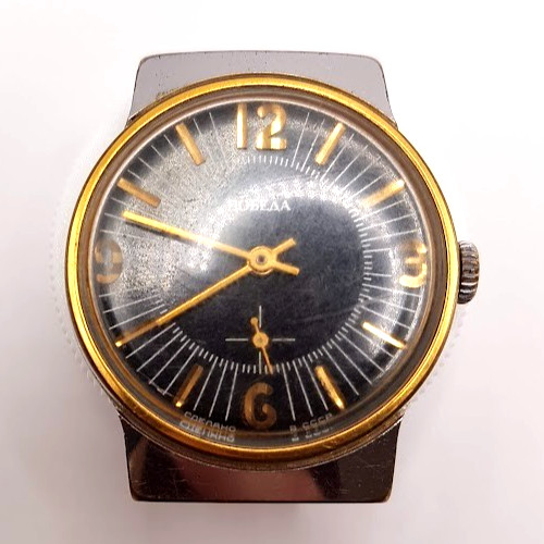 VINTAGE SOVIET RUSSIA USSR WRIST MENS WATCH POBEDA ZIM MECHANICS WORKING RARE
