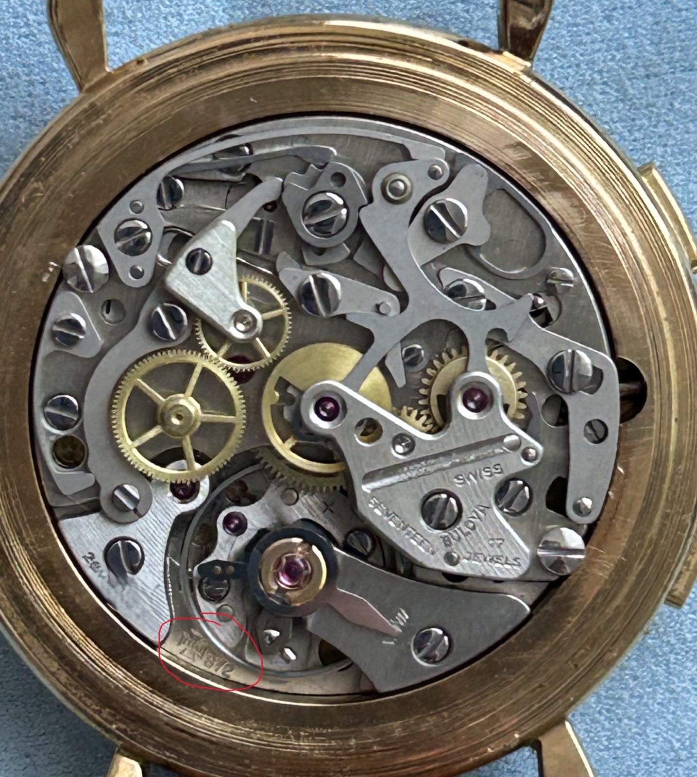 BULOVA 11775 Chronograph – Lemania 1872 – FULL SET