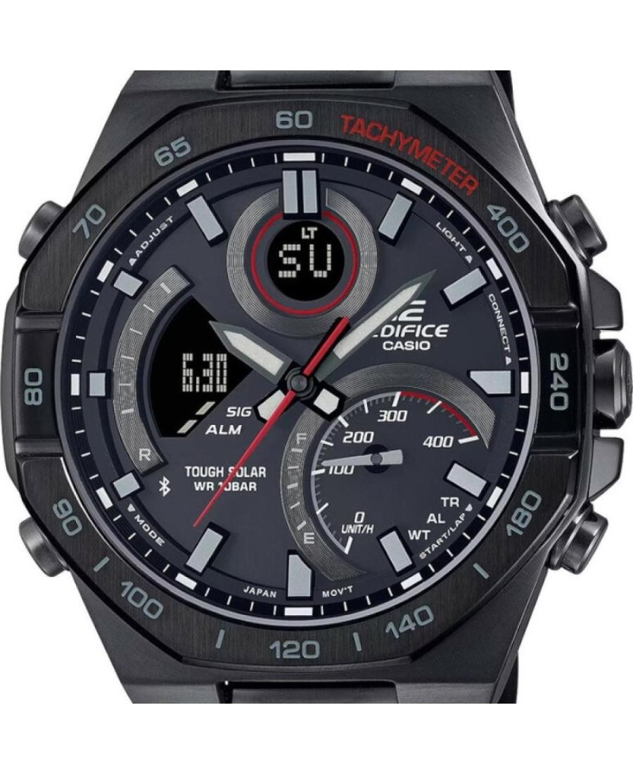 CASIO Men Digital Eco-Drive Casual Watch Classic Dress Black Dial Waterproof Rou