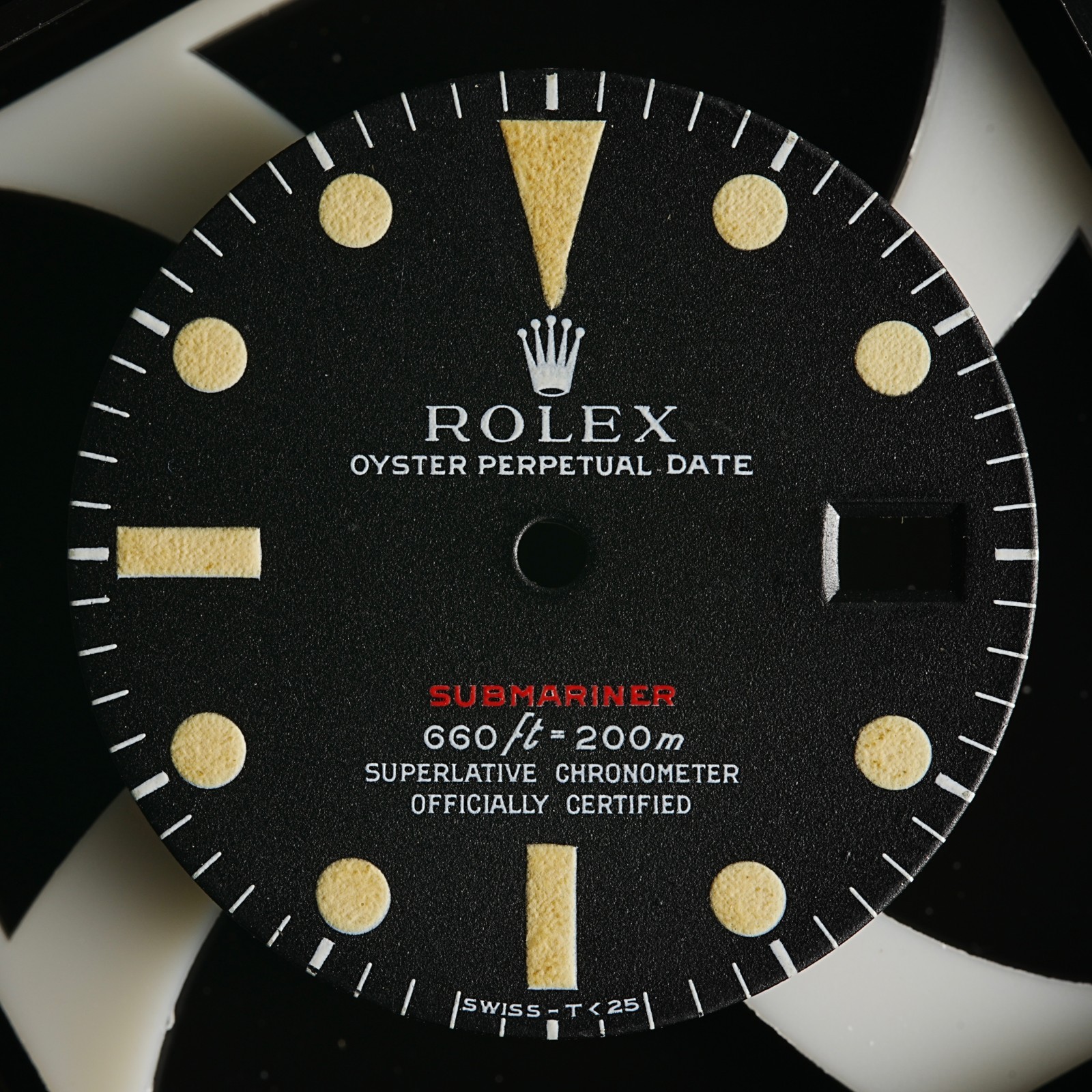 1971 Rolex Red Submariner 1680 Matte Black Mark IV Dial