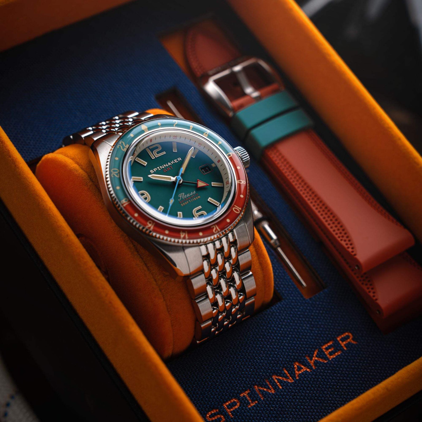 Spinnaker Fleuss Stainless Steel 43mm Japanese Automatic Wristwatch SP-5120-33