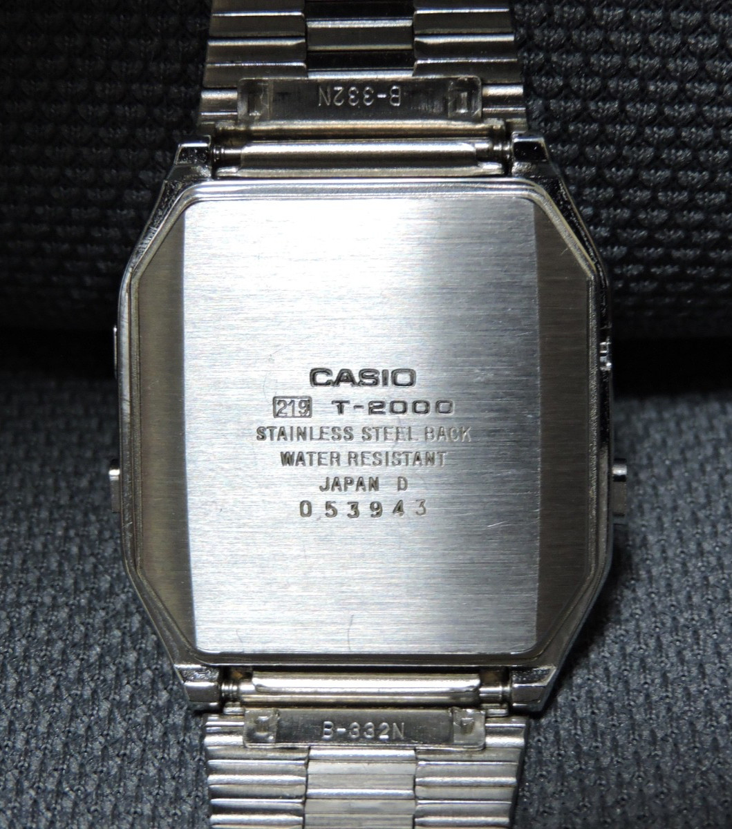 CASIO 80's Rare Vintage T-2000 Men’s Digital Eng -Japan- Dictionary & works