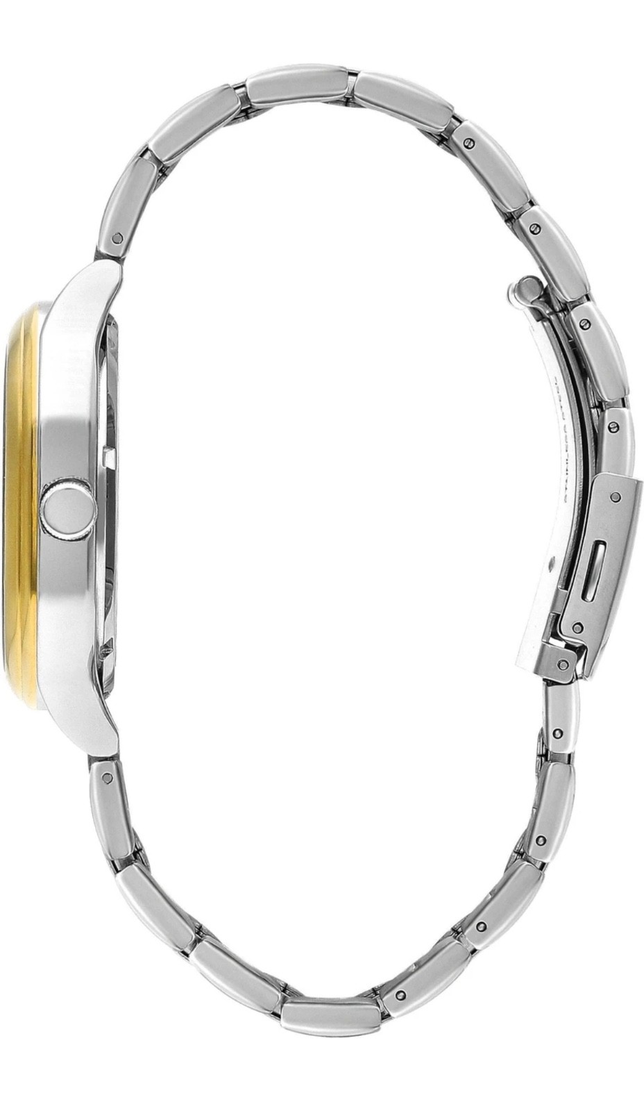 Lee Cooper London Men’s Automatic Skeleton Watch Black PVD Steel Gold Accents