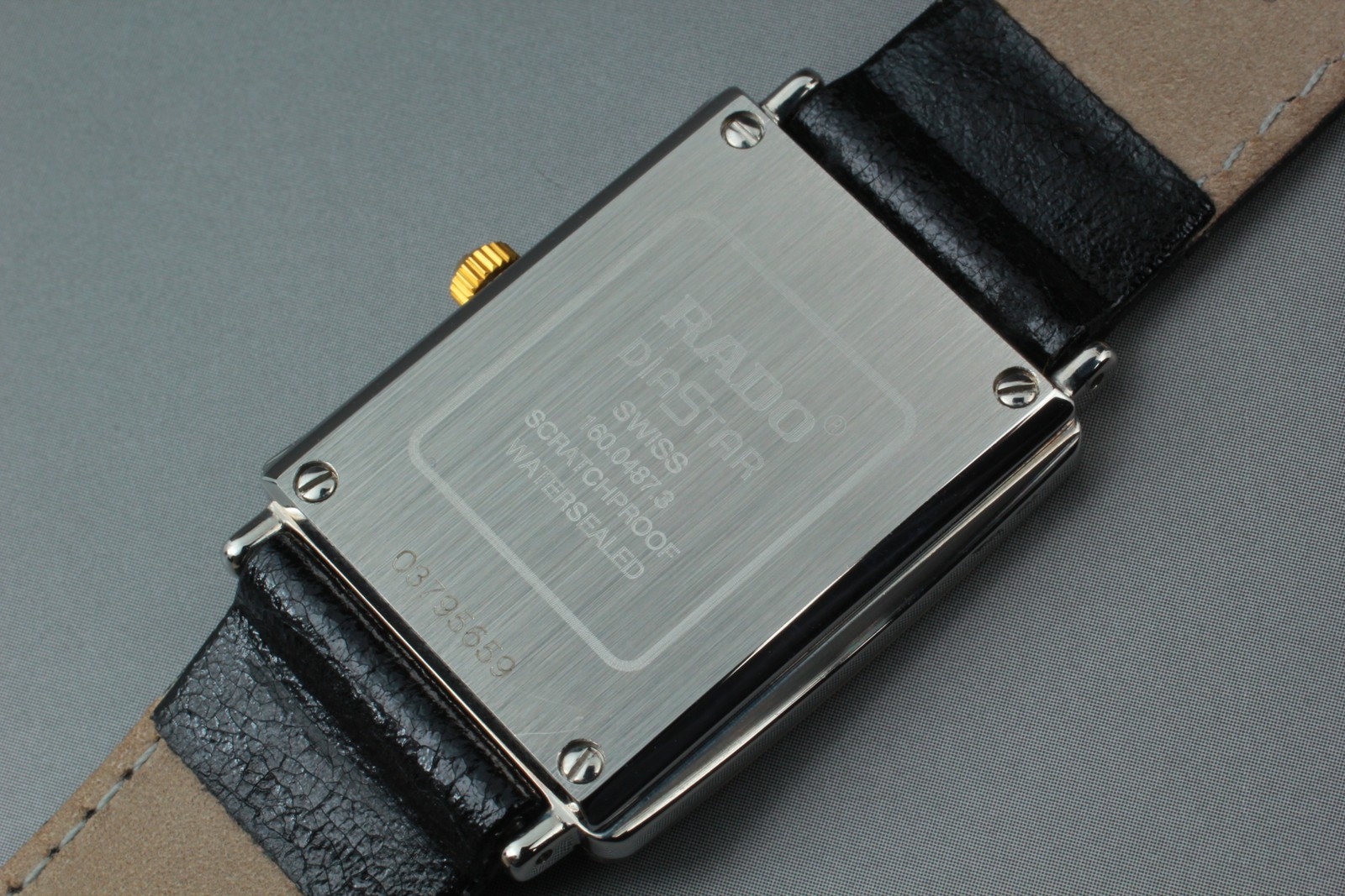 New Battery [Almost MINT] RADO DIASTAR 160.0487.3 Quartz Men’s Watch From JAPAN