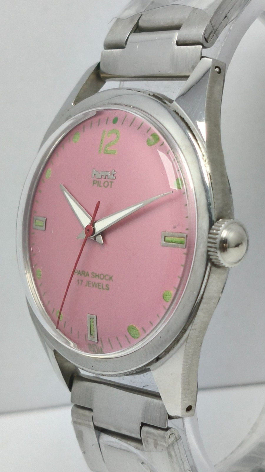 HMT Pilot 17 Jewels Hand Winding Wrist Watch For Men’s In Working Condition