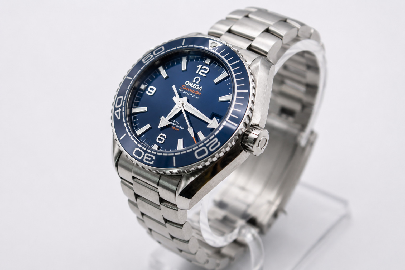 OMEGA Seamaster Planet Ocean 600M Blue Dial 215.30.44.21.03.001 43.5mm