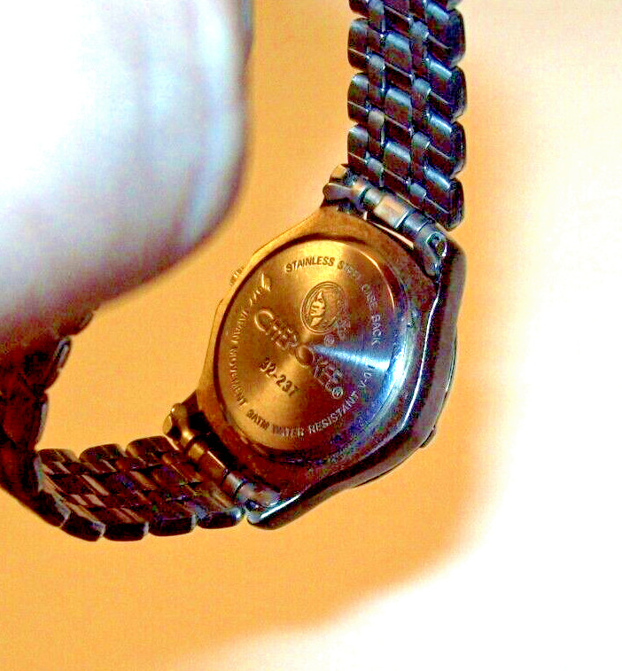 Cherokee Ladies Watch New Light Purple Dial Easy Read Runs Great 6.25″ to 6.75″