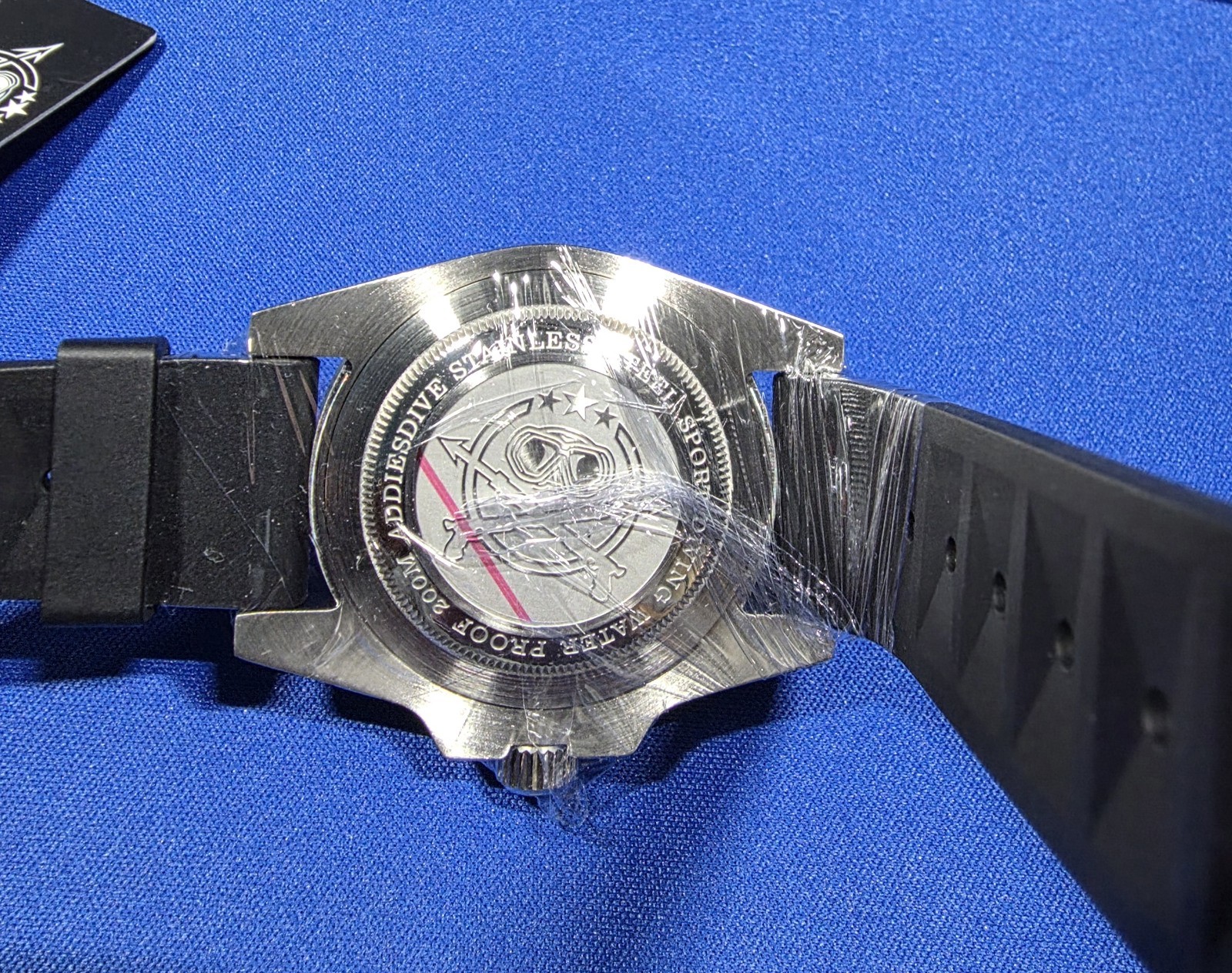 ADDIESDIVE Rubber Strap Watch Men’s Driver Quartz Watch With Hardcase New