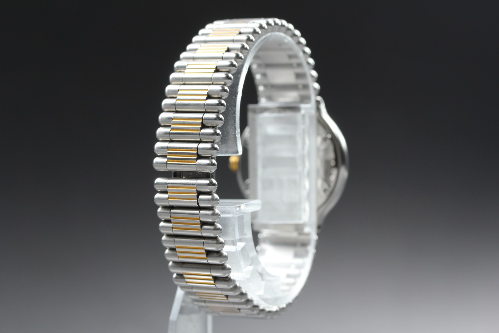 Cartier Must de 21 28mm White Dial Silver Gold Qz Vintage Women’s Watch #o-0801