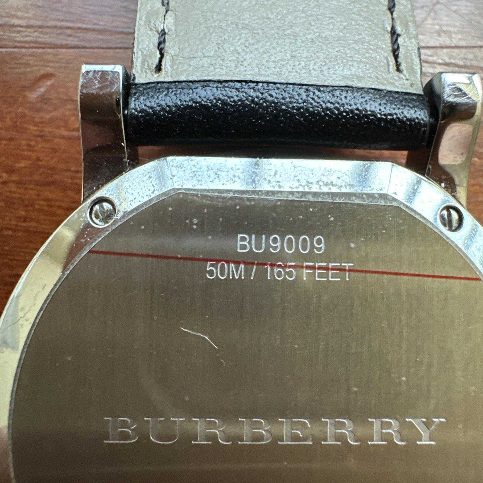 BURBERRY Watch – The City BU9009 Black Dial Black Leather Strap