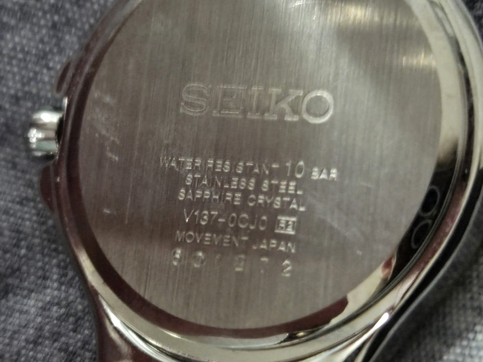 Seiko V137-0FD0 coutura solar-powered women’s watch