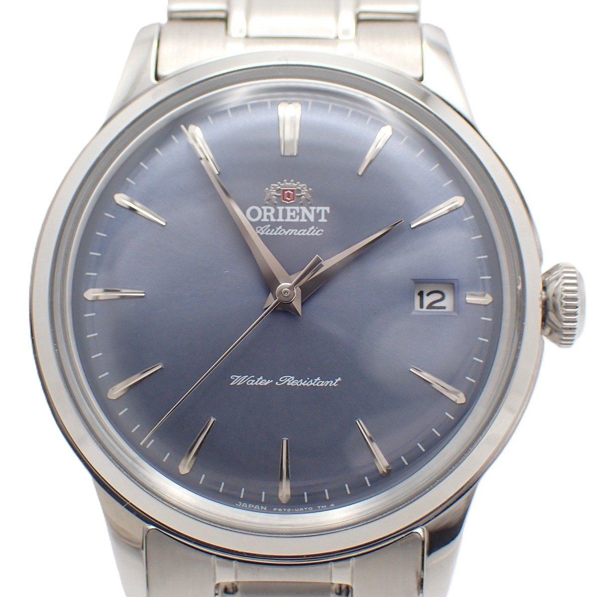 Orient Bambino 38 Automatic Mens Watch Blue Dial SS Band RN-AC0M10L