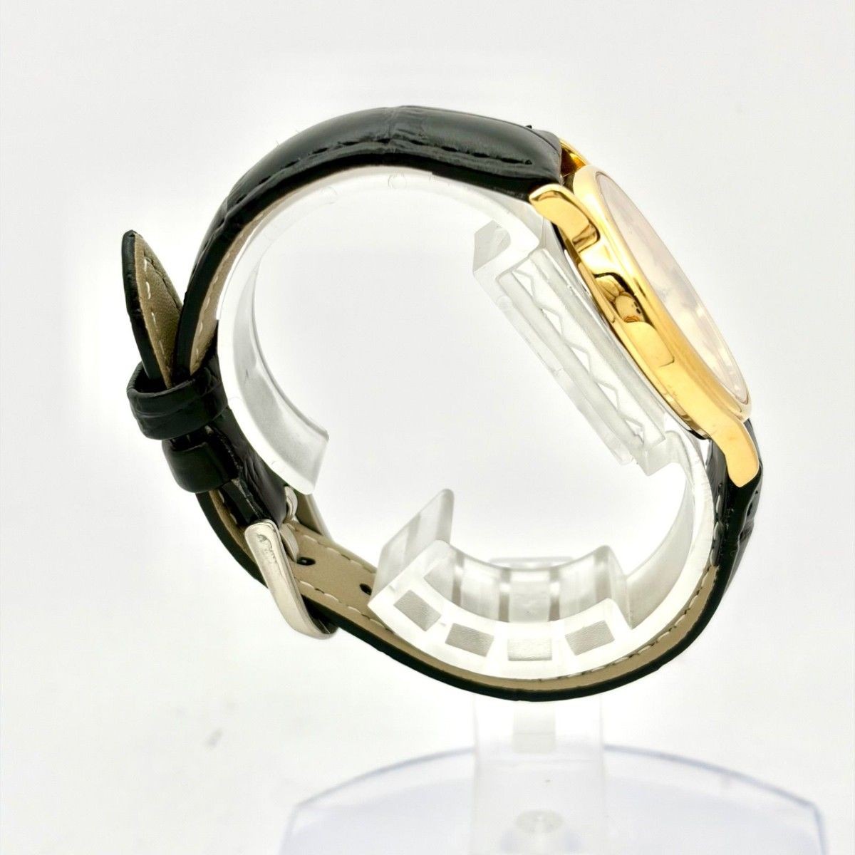 New battery SEIKO Men’s Watch Gold 5P31 6A3A 810397 New Belt