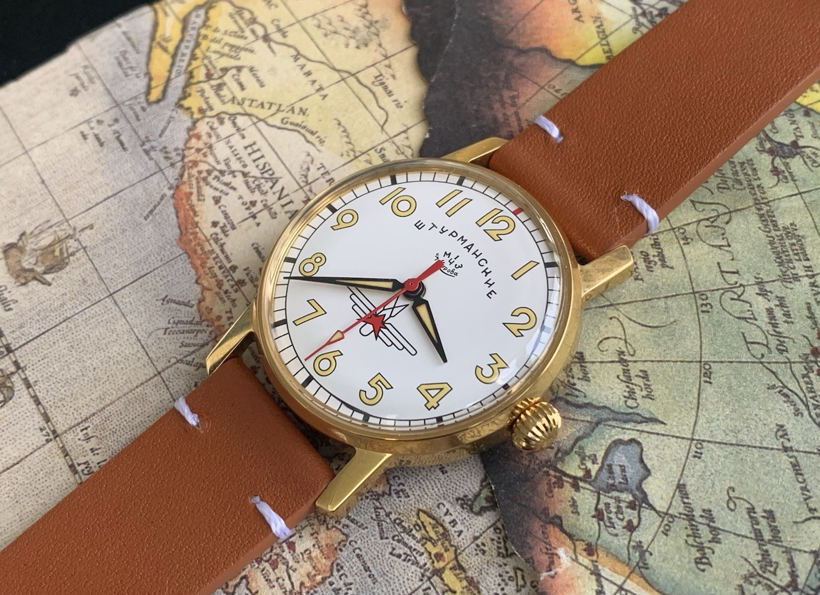 STURMANSKIE Gagarin Watch Raketa Cal.2609, 17j, Serviced