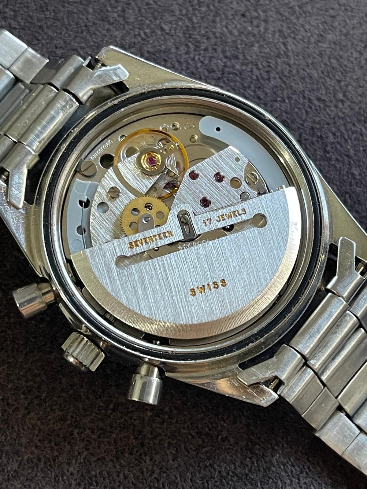 DPW Military Chronograph Automatic Lemania 5100 TRICOLOR ARROWS