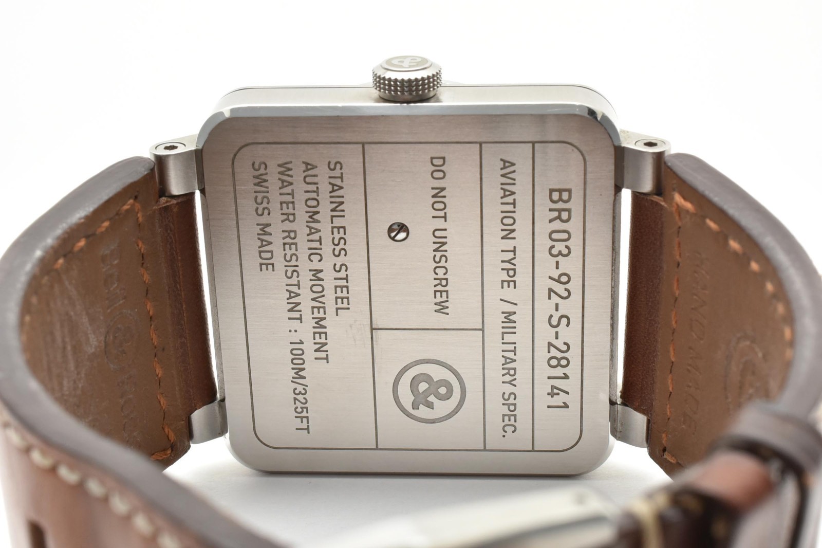[N MINT] Bell & Ross Golden Heritage BR03-92 Goldenheri-Ca Auto Black Dial Watch