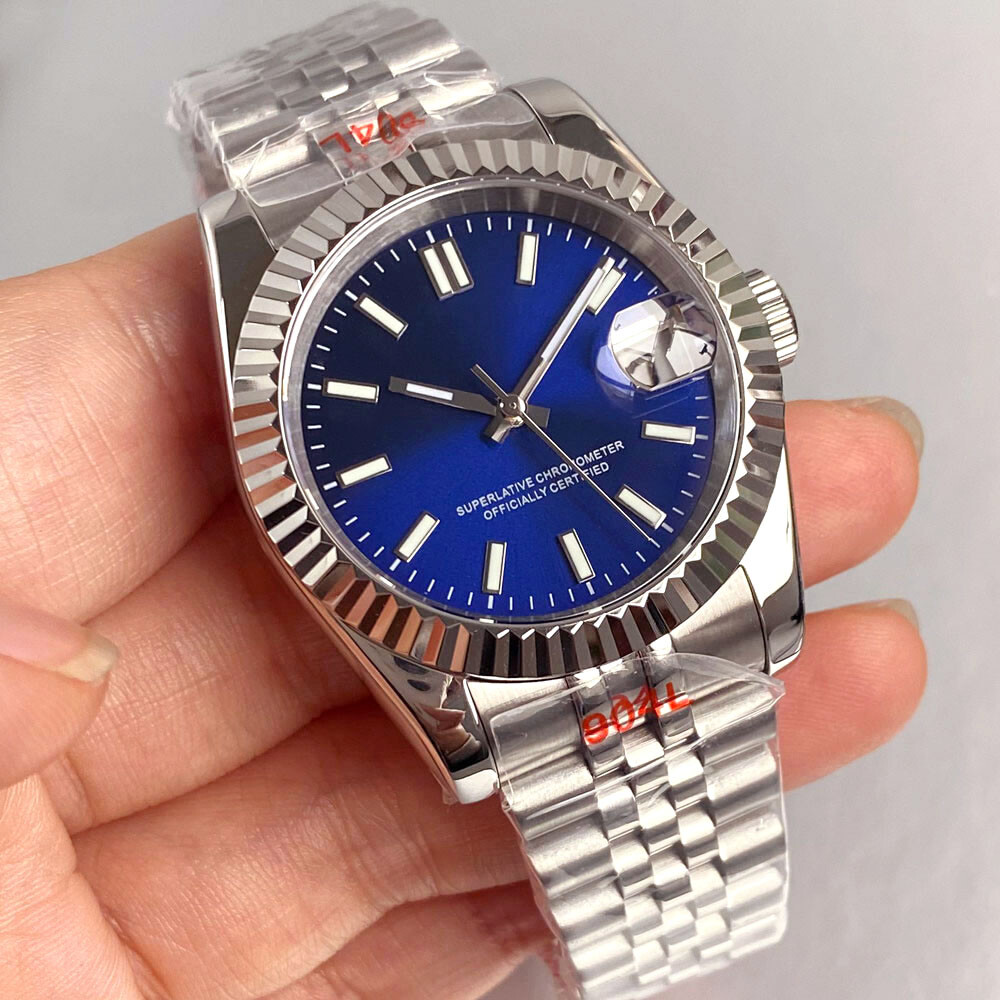 Tandorio 36mm 39mm NH35 Grey Blue Green Pink Dial 20ATM Dive Watch Men Sapphire