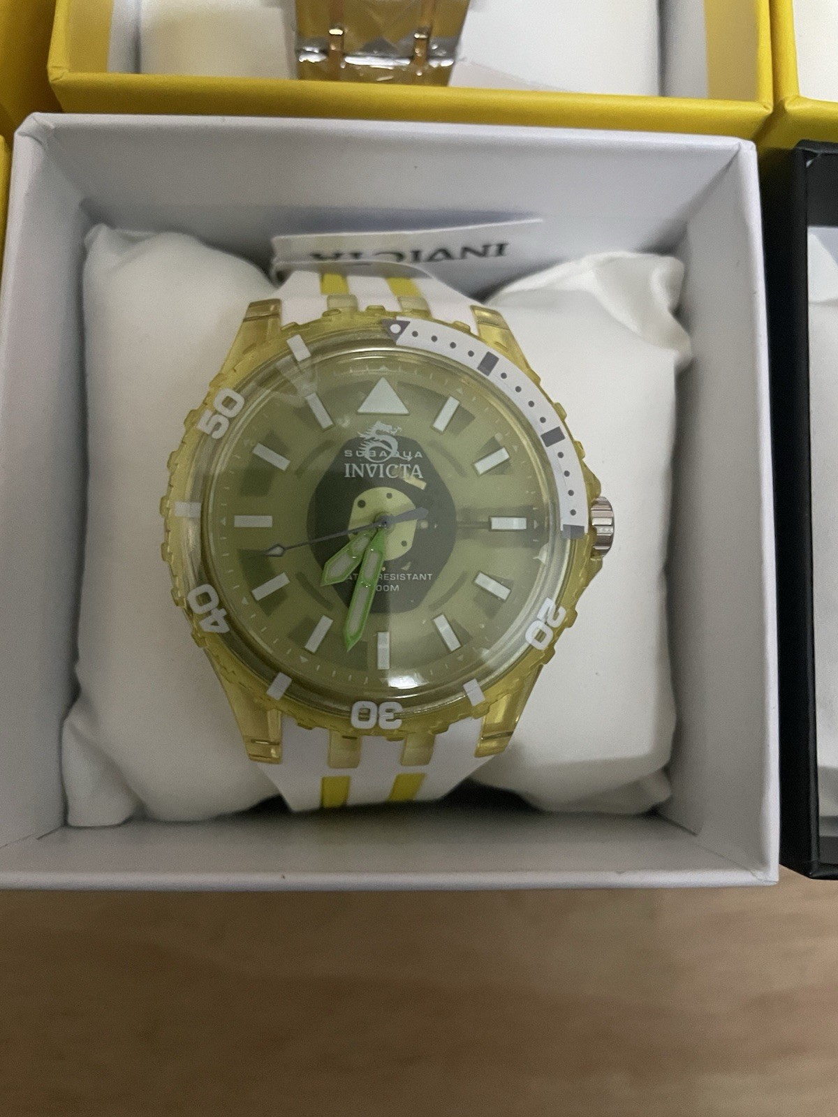 Invicta Lot of 6 Watches Speciality Silver Gold Green Collection Bulk Assorted