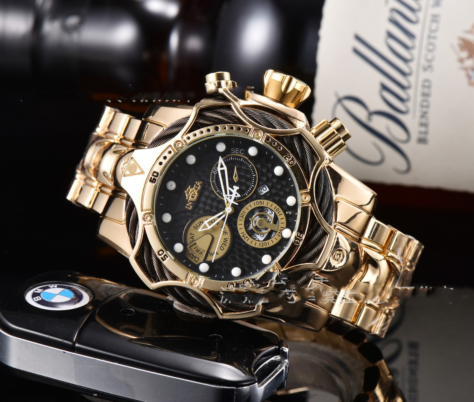 2025 New Luxury Design Large Dial Steel Band Wristwatch Dominant Outgoing Style