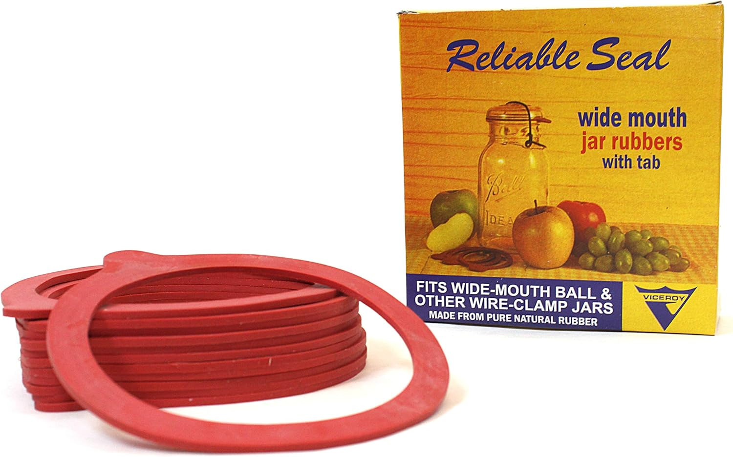 Rubber & Plastics Rubber Rings for Wide Mouth Canning Jar, 12-Pk.