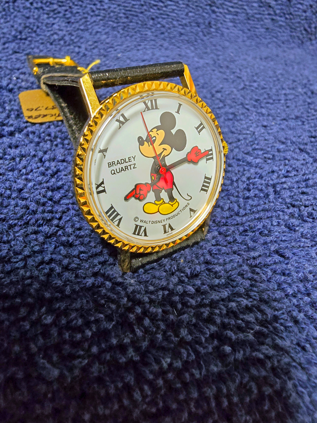 Vintage Mickey Mouse Ref. 1459 New Old Stock Still In Box MINT Condition RUNNING