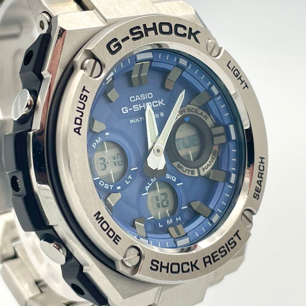 Rare Color CASIO G SHOCK wristwatch Blue GST W110D 2AJF Working