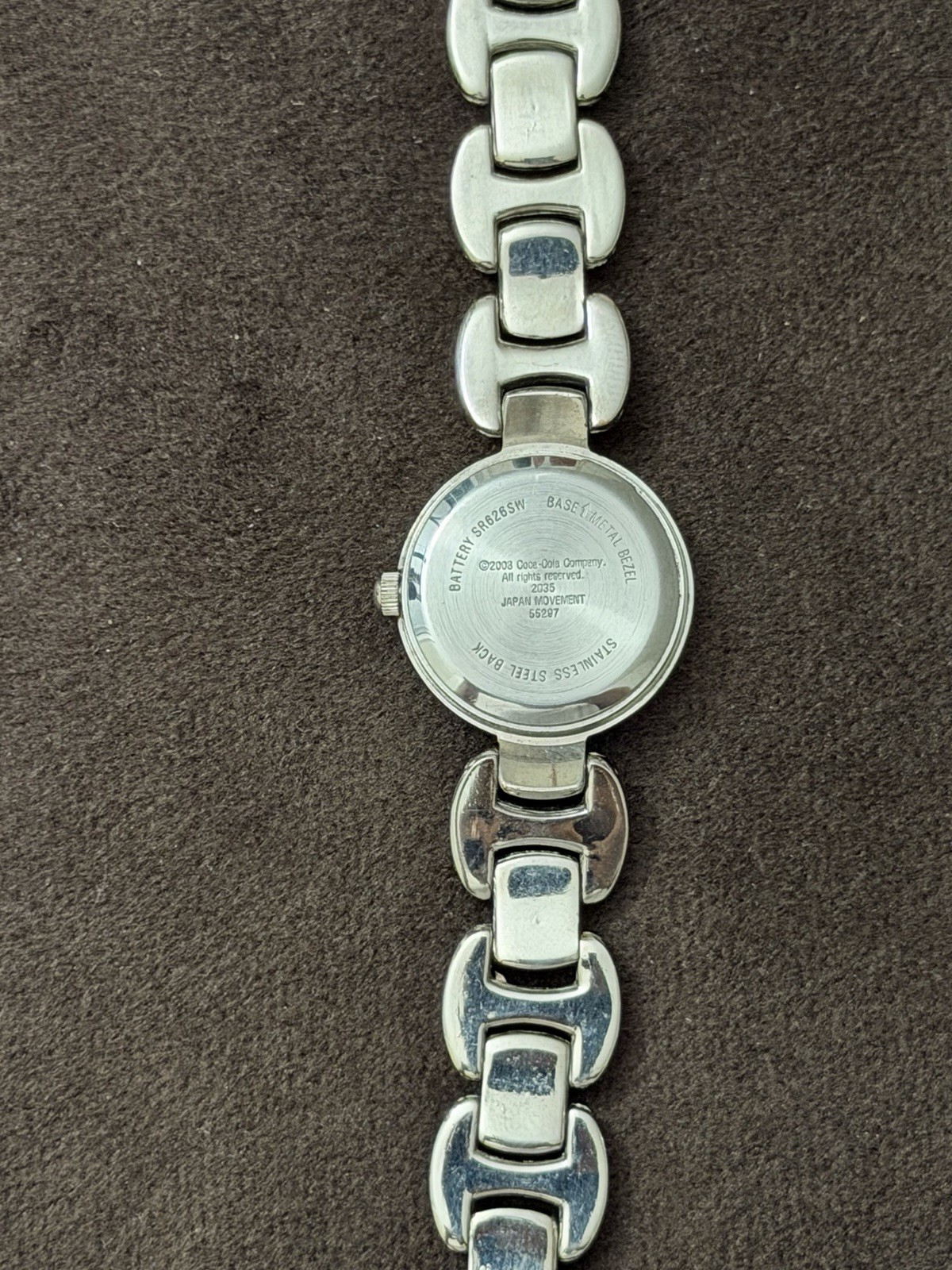 Coca-Cola Women’s Quartz Analog Stainless Steel Bracelet Watch Red Logo Dial