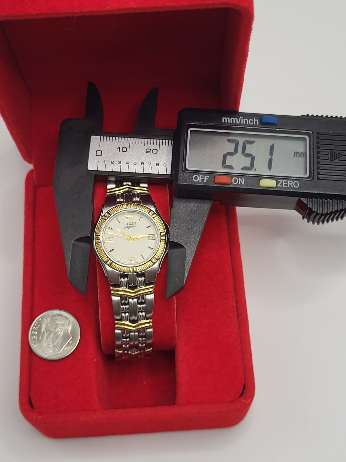 JAPAN [MINT] 1990s Citizen Eligance 25mm Women’s Quartz Watch EU0234-59A