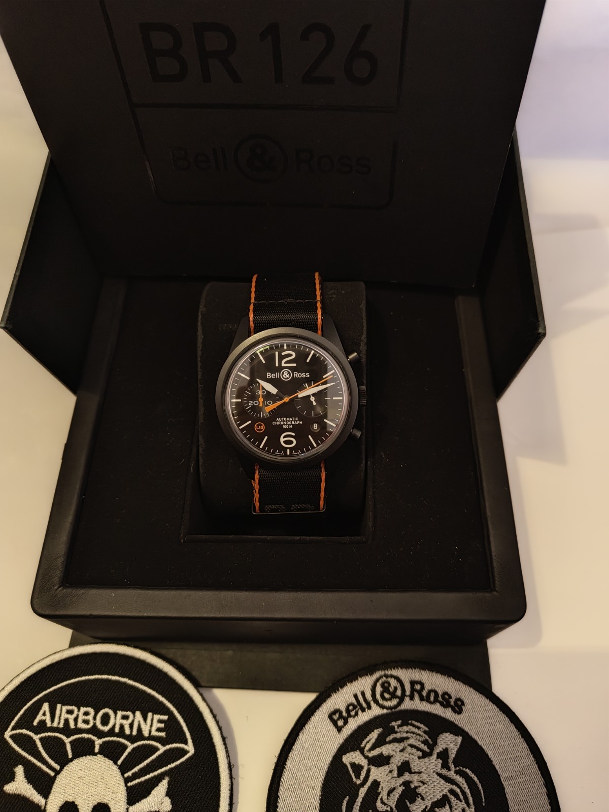 Bell & Ross Vintage BR 126 Limited Edition Automatic Chronograph 41mm Canvas