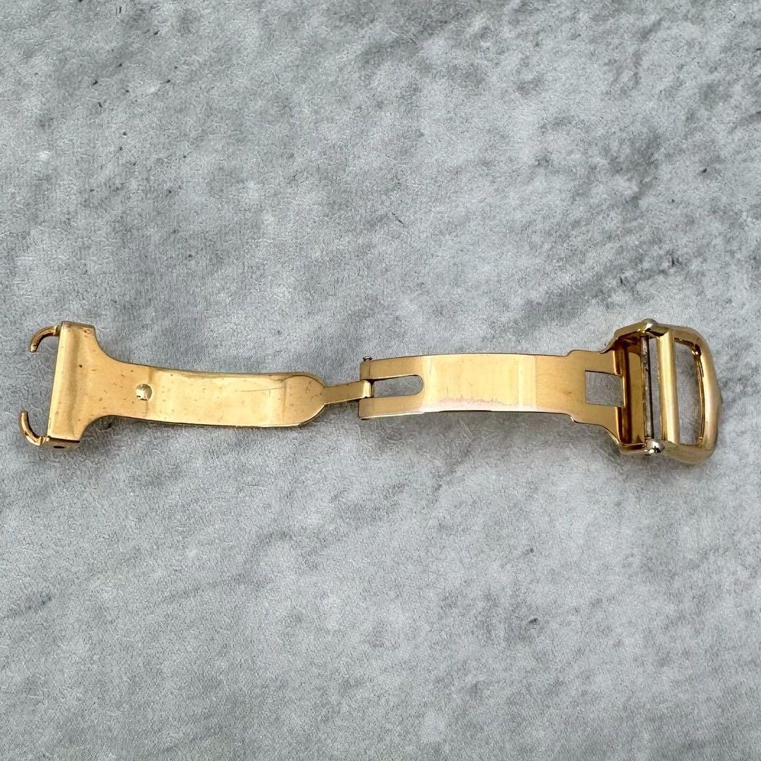 Cartier D-Buckle 14mm Gold Stainless Steel Watch Clasp Japan 071222