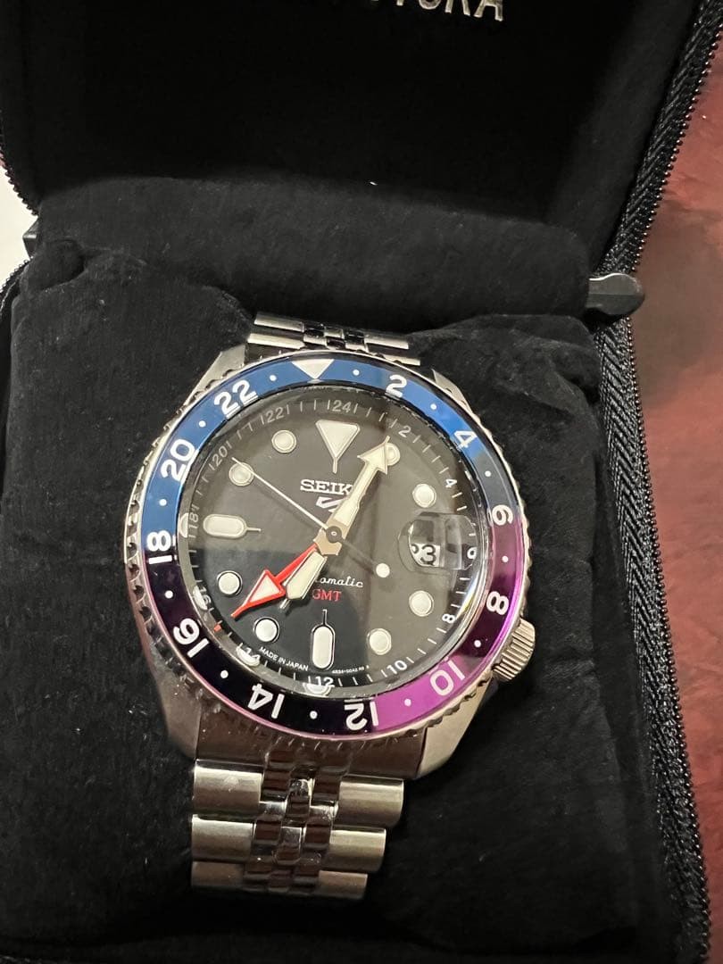 Seiko 5 Sports Automatic Mechanical Watch for Men Five Sports SKX GMT SBSC021