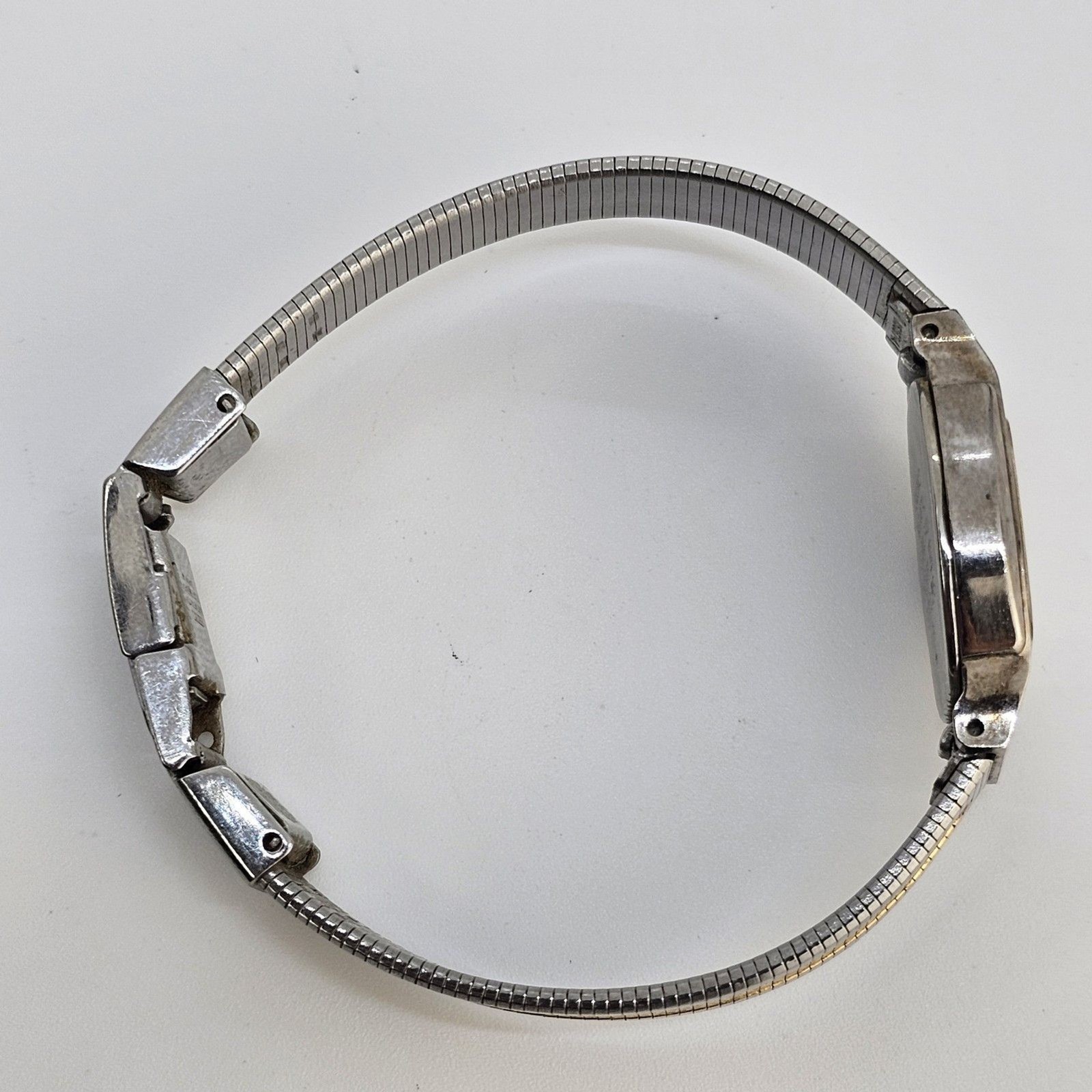 VTG 16MM SEIKO Women’s Watch Gray Dial Two Tone Bracelet 5″ Wrist New Battery