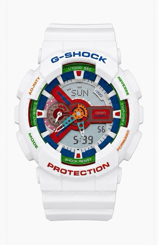 Casio G-SHOCK Analog Digital GA110 Crazy Colors w/ Box & Manual