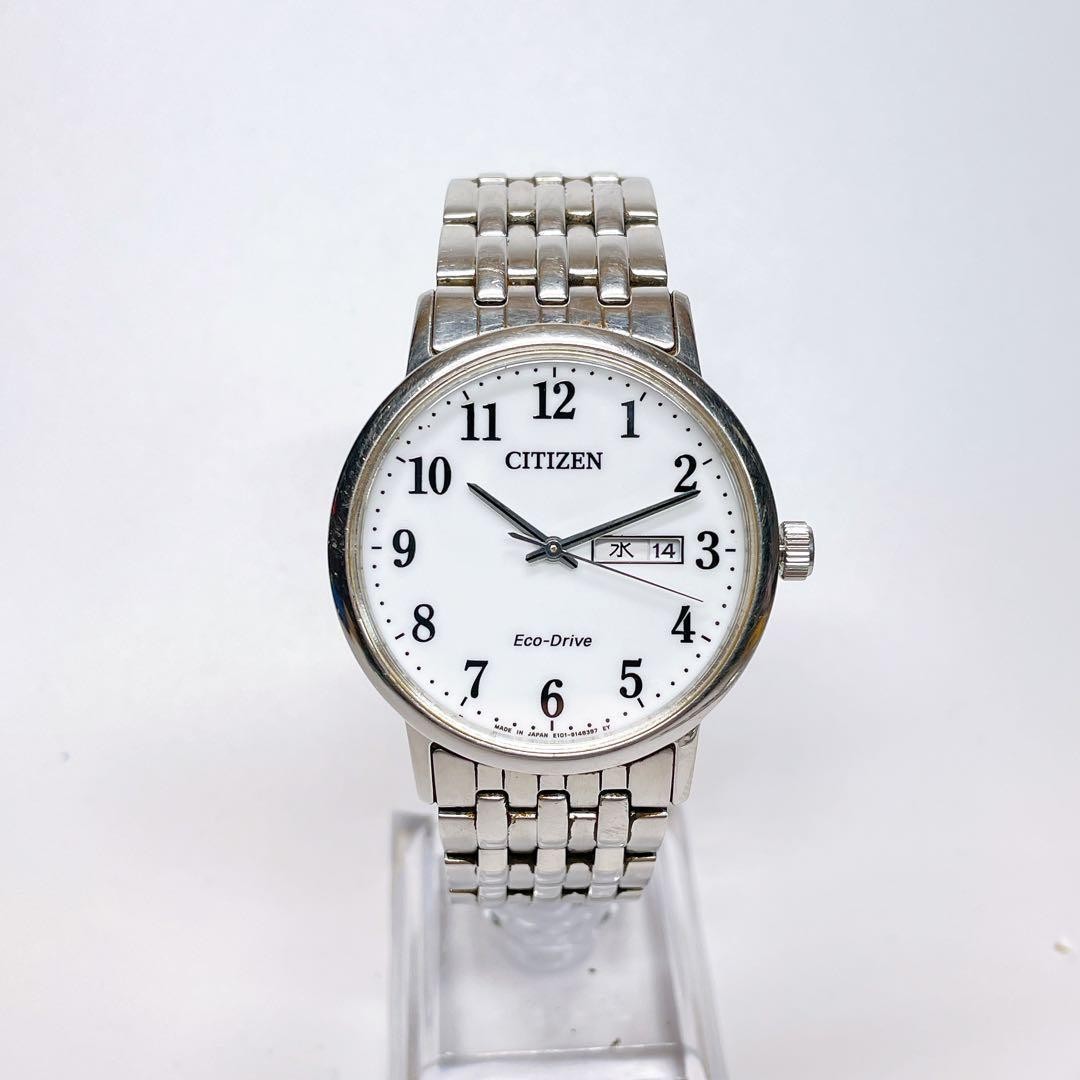 CITIZEN Men’s Eco-Drive E101 Day-Date Watch, Size 42 【USED】