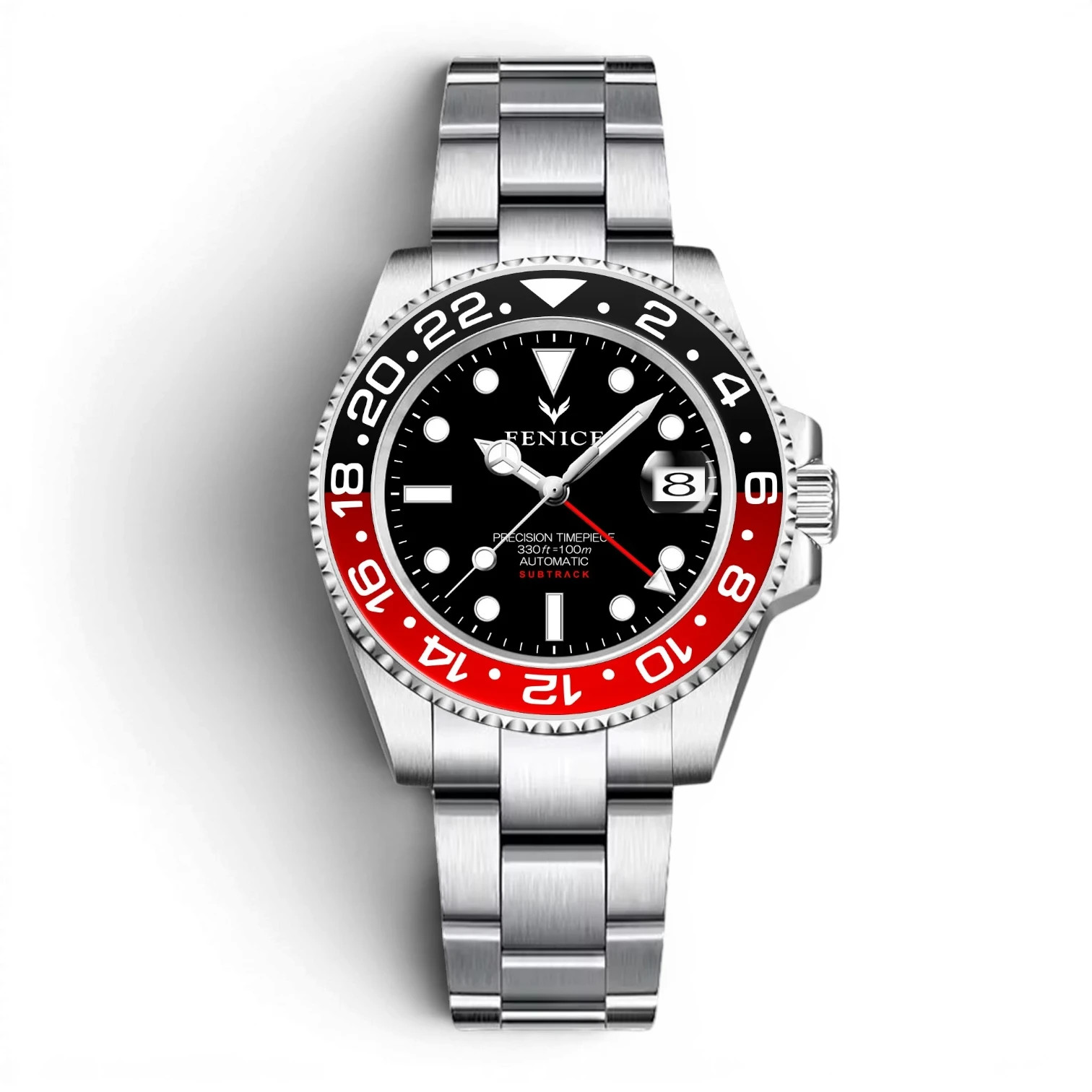 Seiko Phoenix Subtrack Cola GMT 10ATM Automatic Watch with NH34A Movement