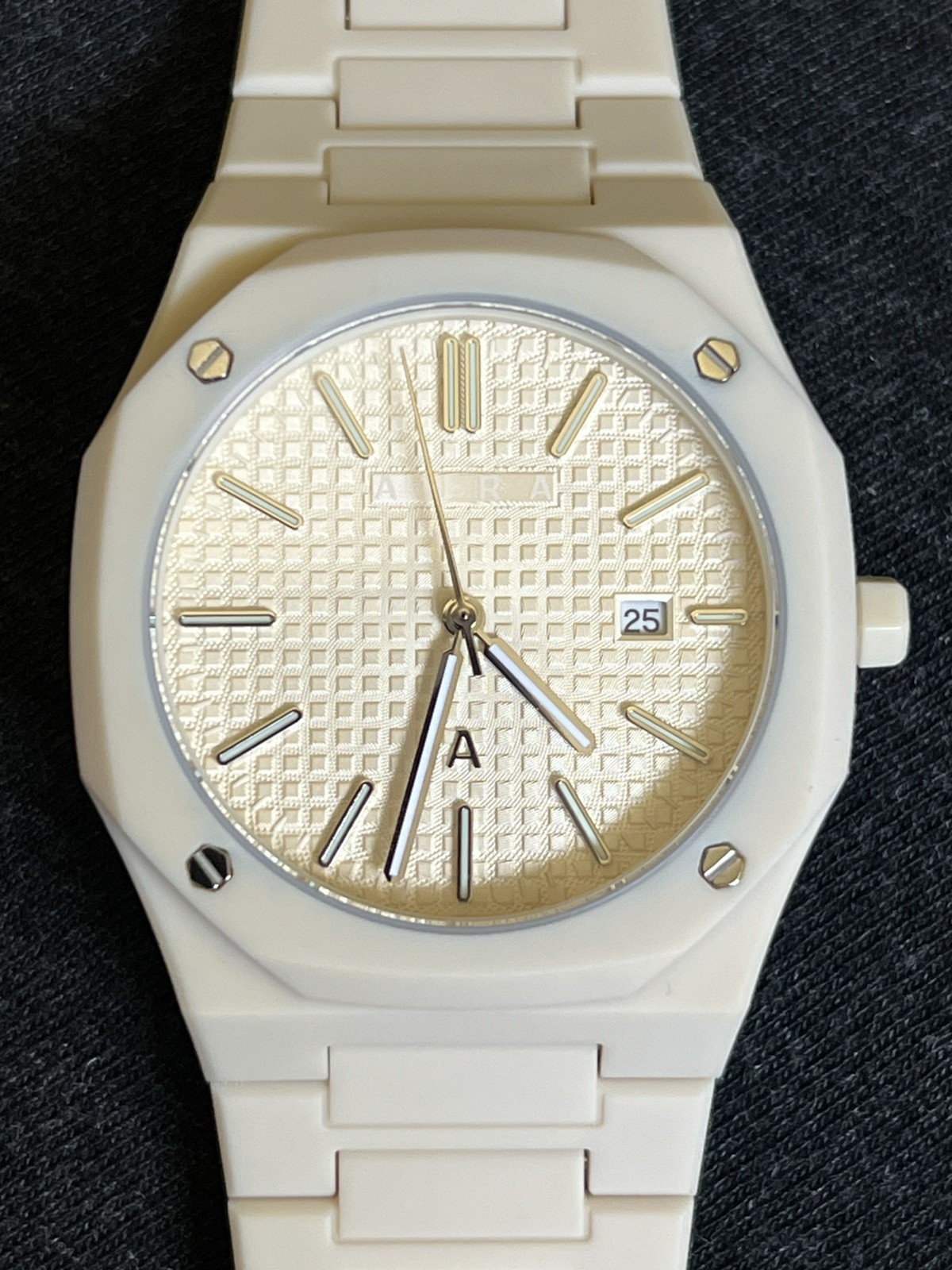 AURA Polycarbonate: ALMOND Color (The Viral Discontinued Watch-Super Rare Color)