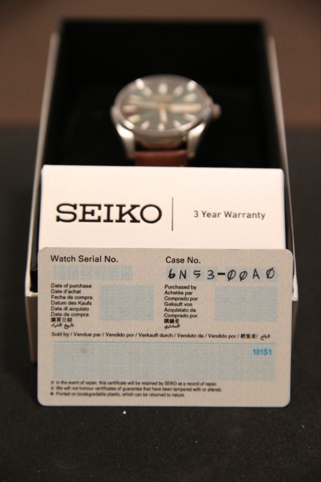 Seiko 6n53-00a0 (SUR449) with box