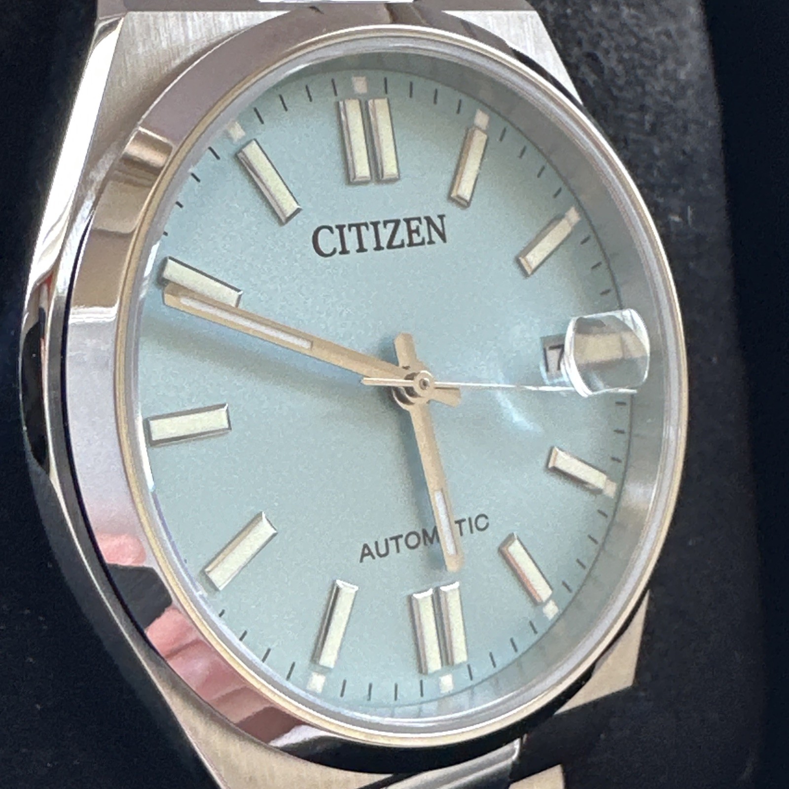 Citizen Men’s Tsuyosa Automatic Blue Stainless Steel Date Watch 40MM NJ0151-53M
