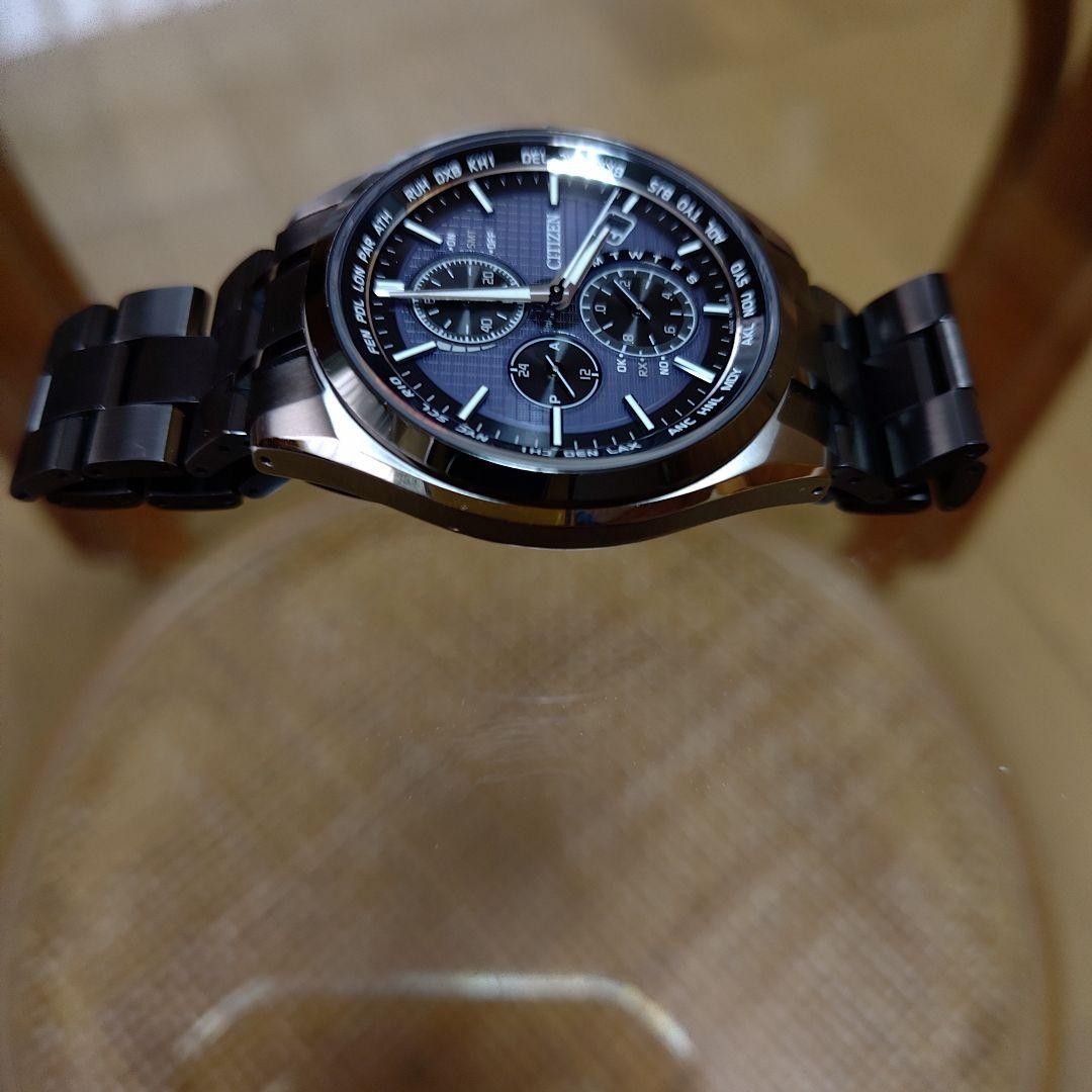 CITIZEN ATTESA AT8044-56E Used Watch Unisex Adults Solar Radio Controlled Black