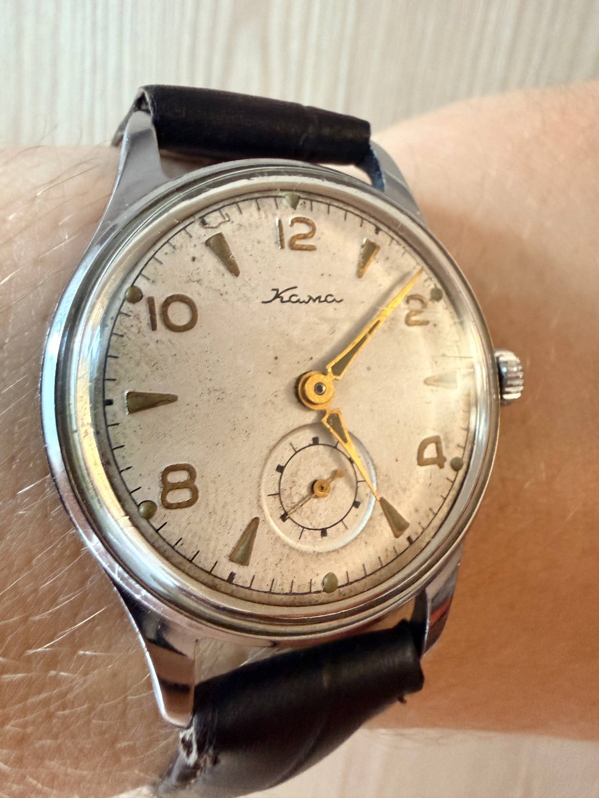 RARE/SERVICED VINTAGE Kama 17 Jewels Soviet Vintage USSR Mechanical watch 1950s